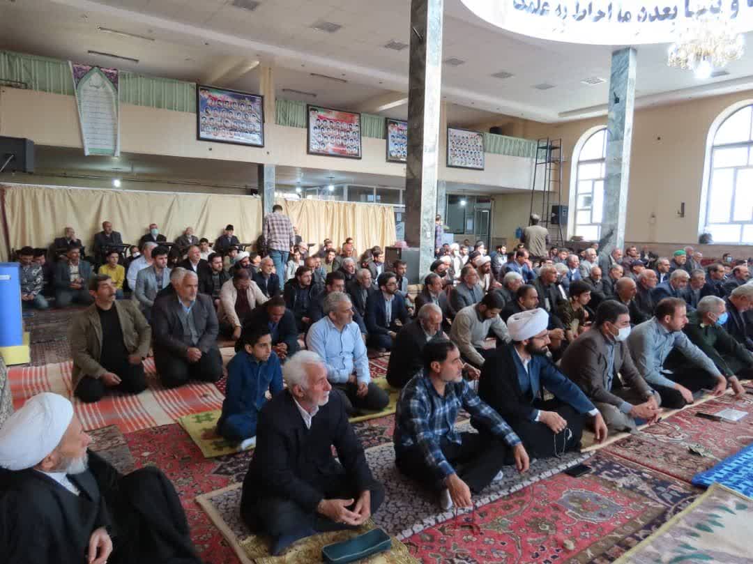 برگزاری نماز عبادی سیاسی جمعه شهرستان چایپاره