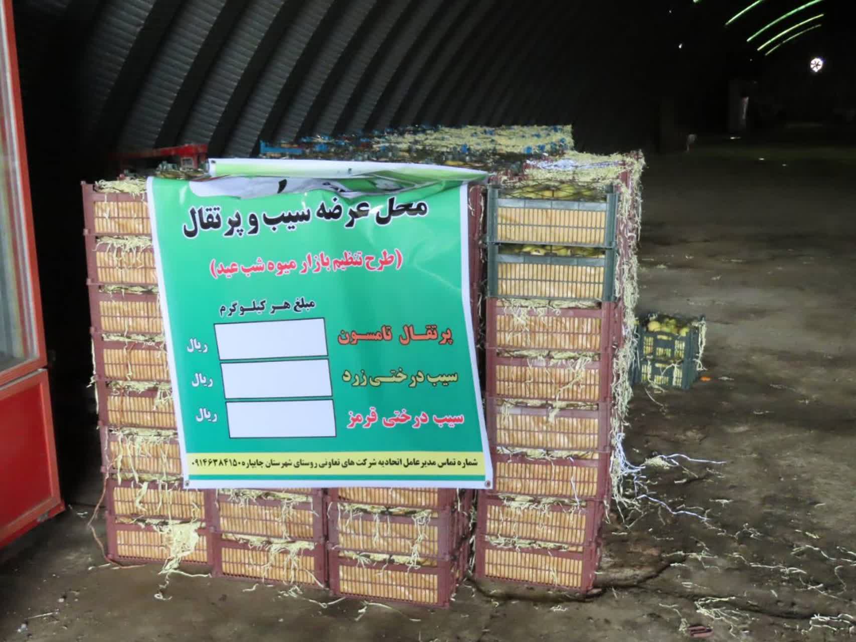 بازدید سرزده فرماندار چایپاره از میوه‌های تنظیم بازار شب عید شهرستان