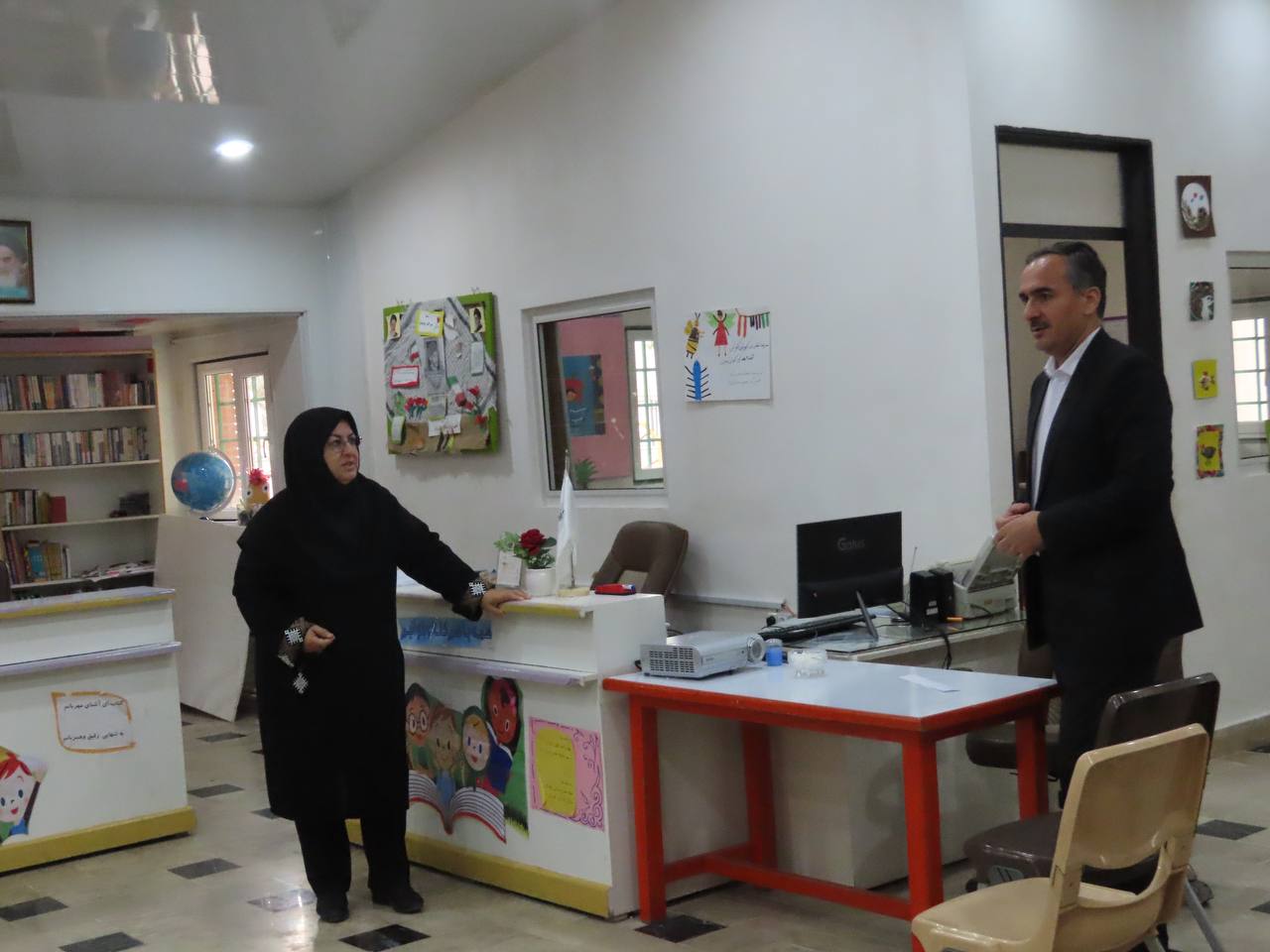 بازدید سرزده فرماندار از کانون پرورش فکری کودکان و نوجوانان شهرستان چایپاره