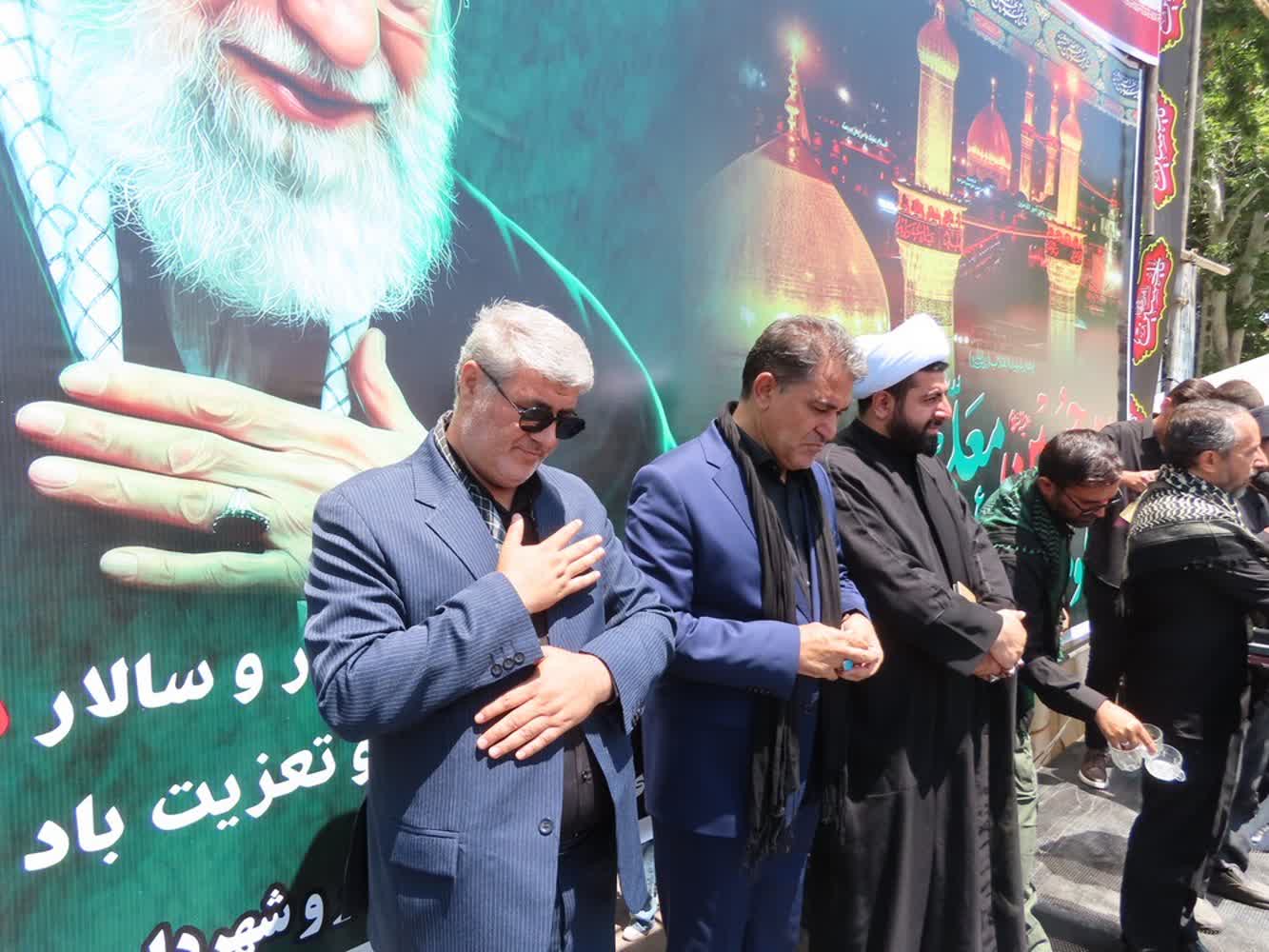 مراسم باشکوه تجمع عاشورائیان شهرستان چایپاره
