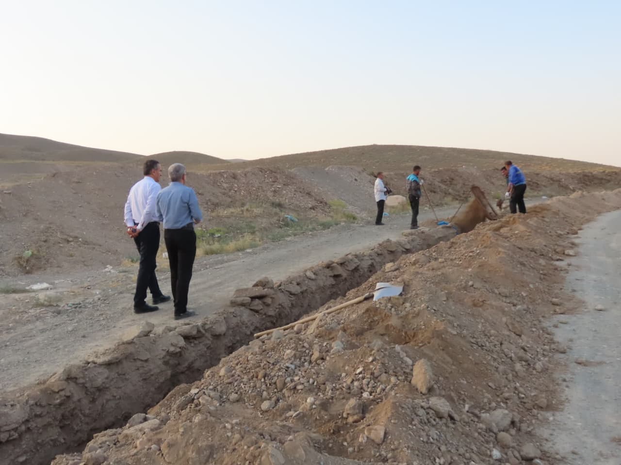 پروژه آبرسانی به 8 واحد مسکن مددجویی