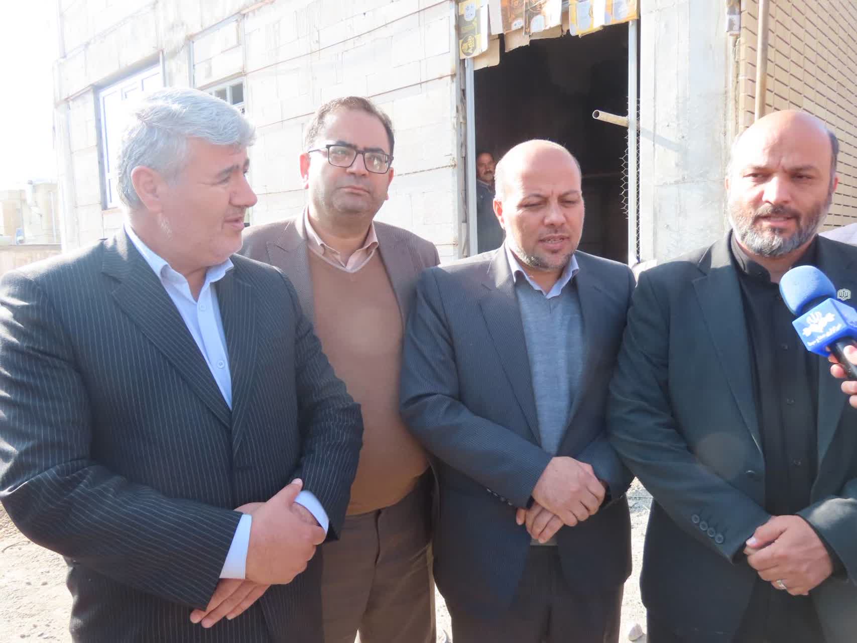 بازدید معاونین وزیر آموزش و پرورش به همراه مسئولین شهرستانی از پروژه نیمه تمام مدیریت آموزش و پرورش چایپاره