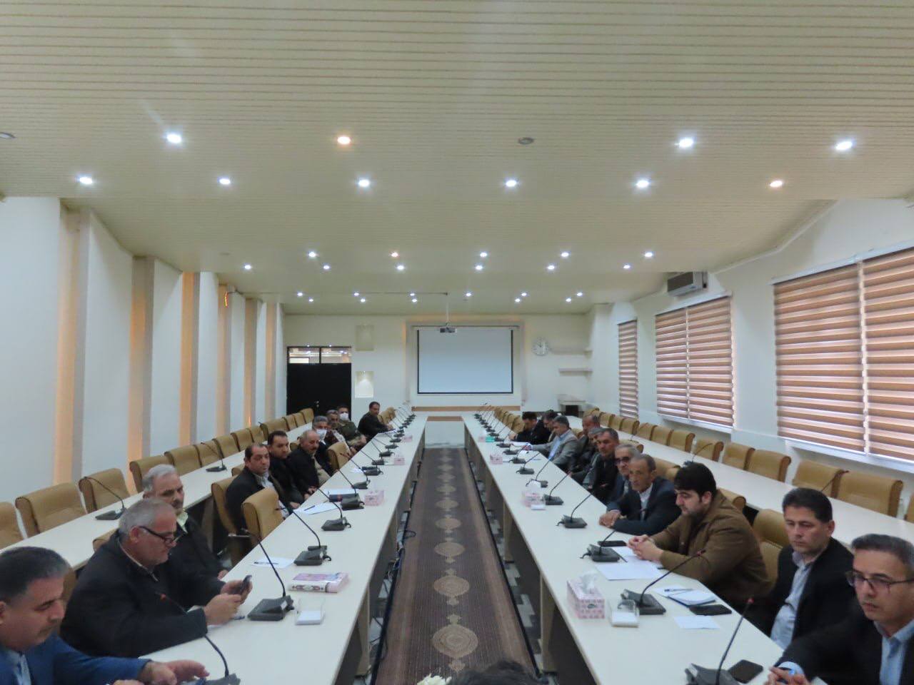 جلسه شورای حفاظت از منابع آب شهرستان چایپاره