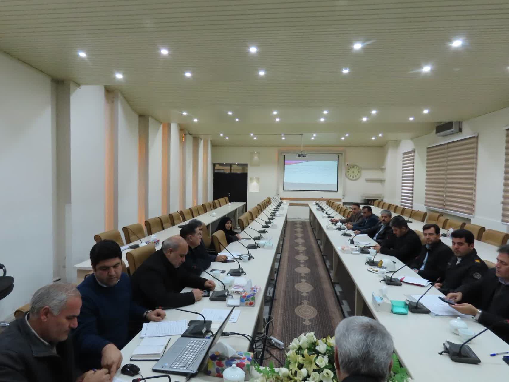 برگزاری جلسه شورای هماهنگی ترافیک شهرستان چایپاره