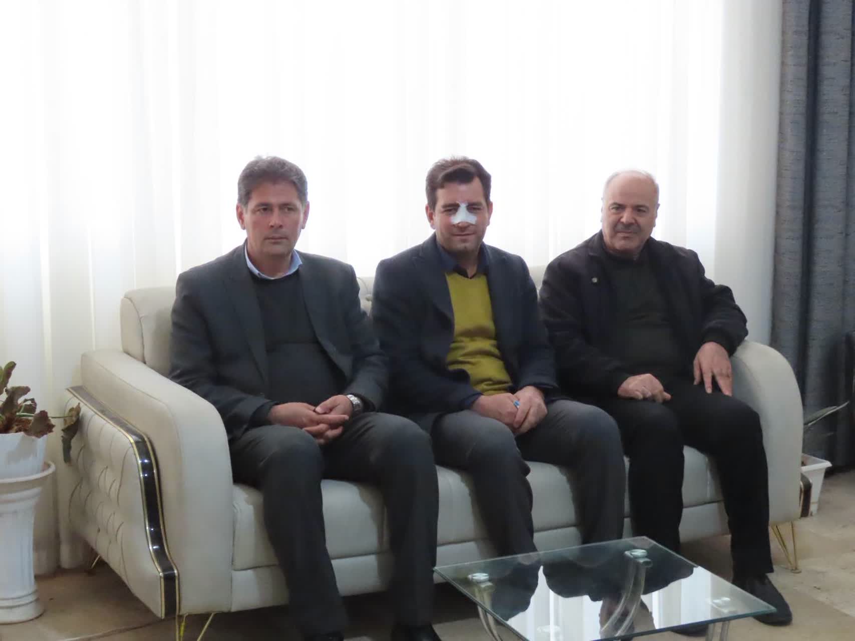 دیدار فرماندار چایپاره با شهردار و اعضای شورای اسلامی شهر حاجیلار