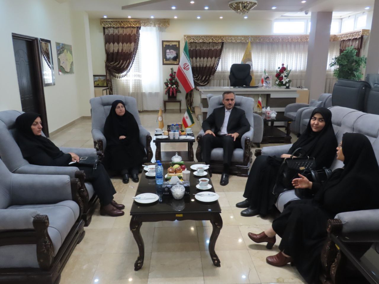 آیین تودیع و معارفه رییس جدید اداره بهزیستی شهرستان چایپاره