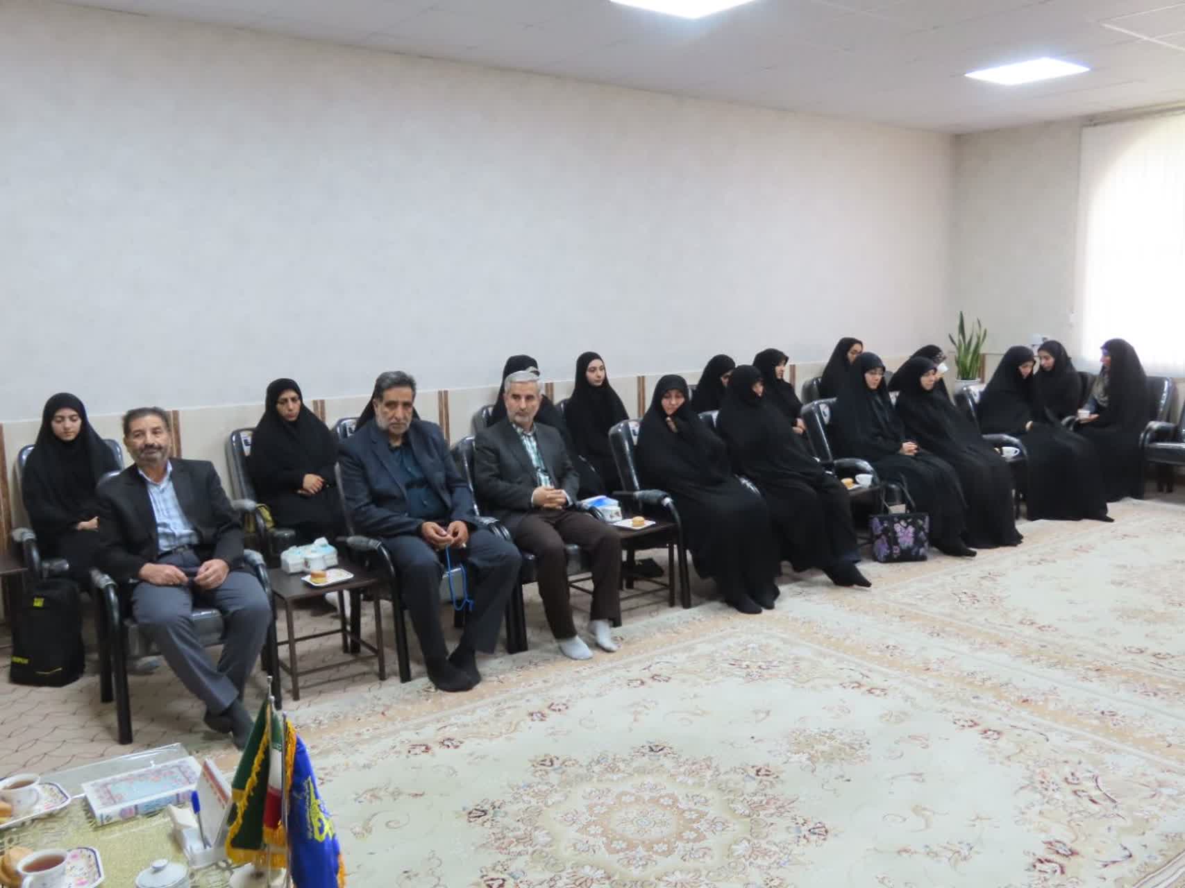 برگزاری جلسه حوزه علمیه فاطمه الزهرا شهرستان چایپاره