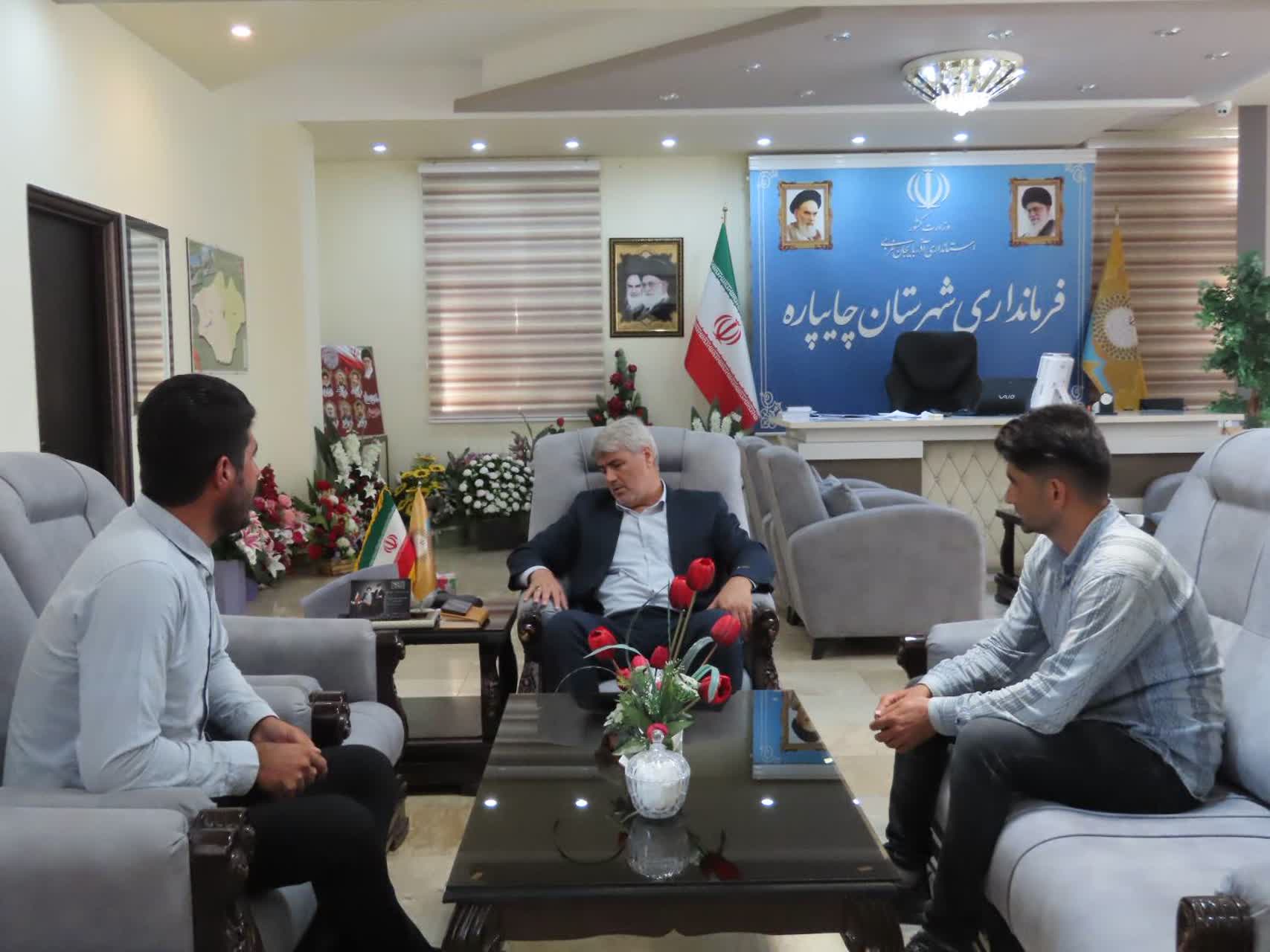 احصاء و بررسی مشکلات مردمی توسط فرماندار شهرستان چایپاره