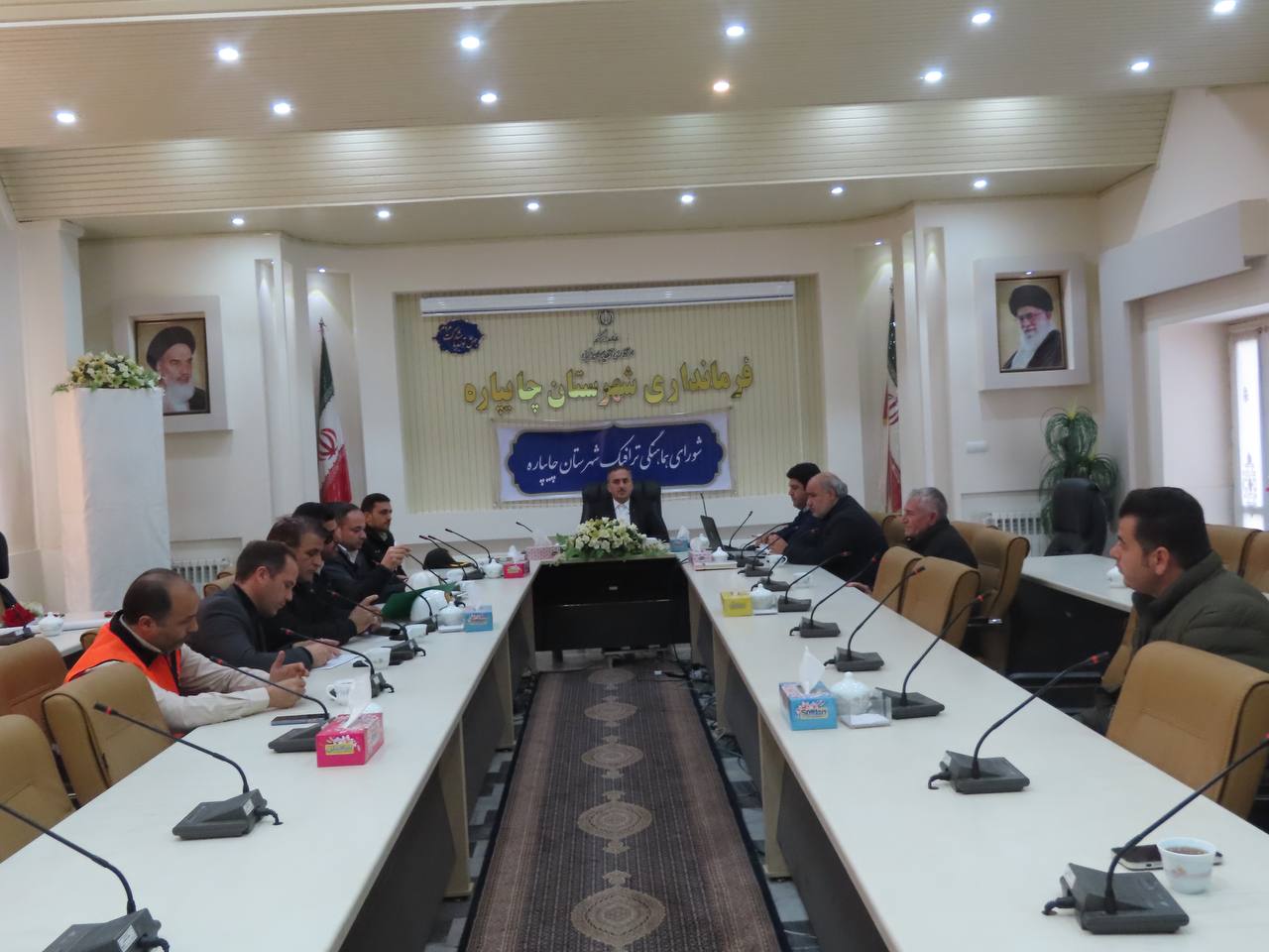 برگزاری جلسه شورای هماهنگی ترافیک شهرستان چایپاره