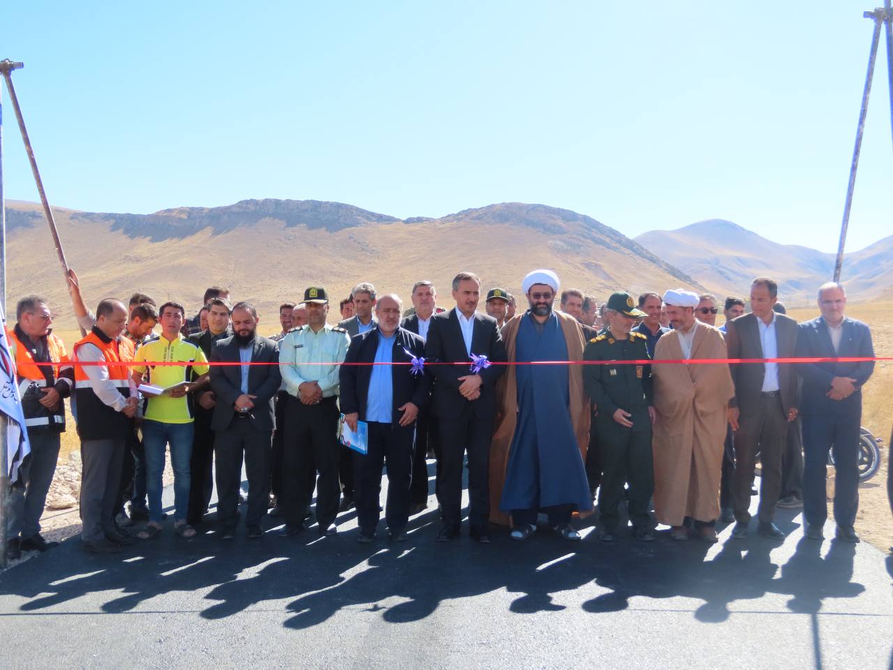 افتتاح آسفالت راه روستایی قوچاش
