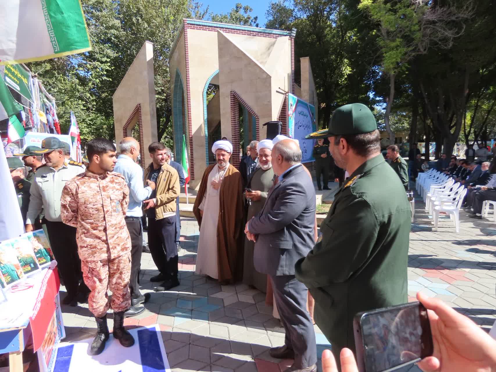 مراسم افتتاح نمایشگاه پایگاههای مقاومت اسوه ناحیه چایپاره