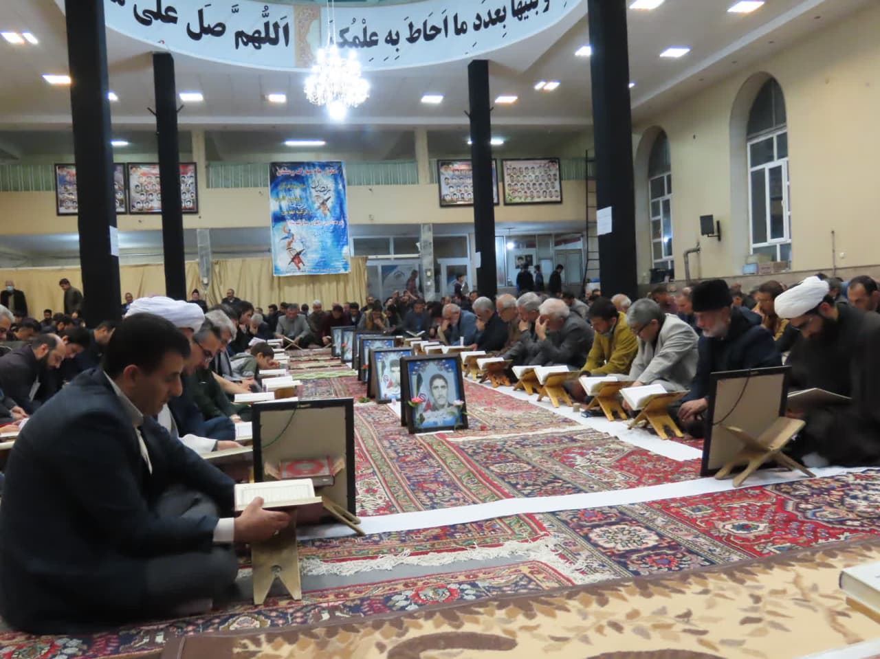 برگزاری مراسم شبی با قرآن در مسجد جامع شهرستان چایپاره
