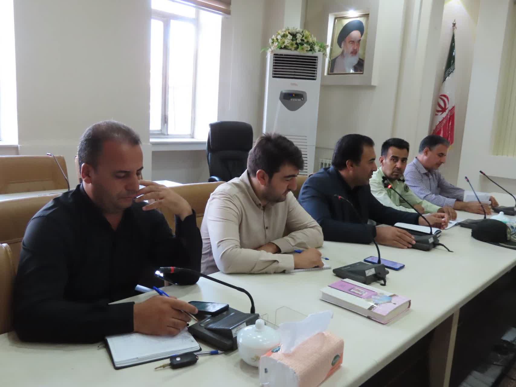 جلسه شورای حفاظت از منابع آب شهرستان چایپاره