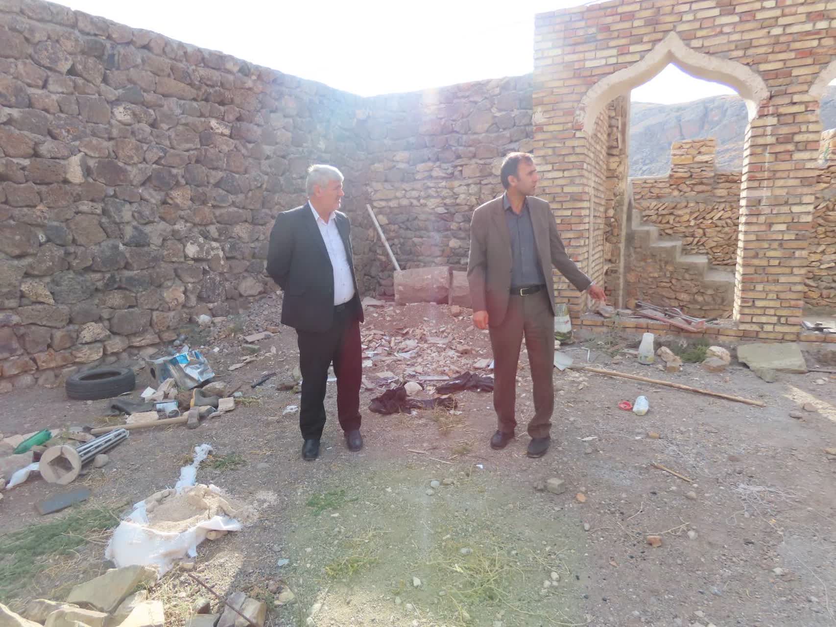 بازدید فرماندار از واحد بومگردی روستای بسطام