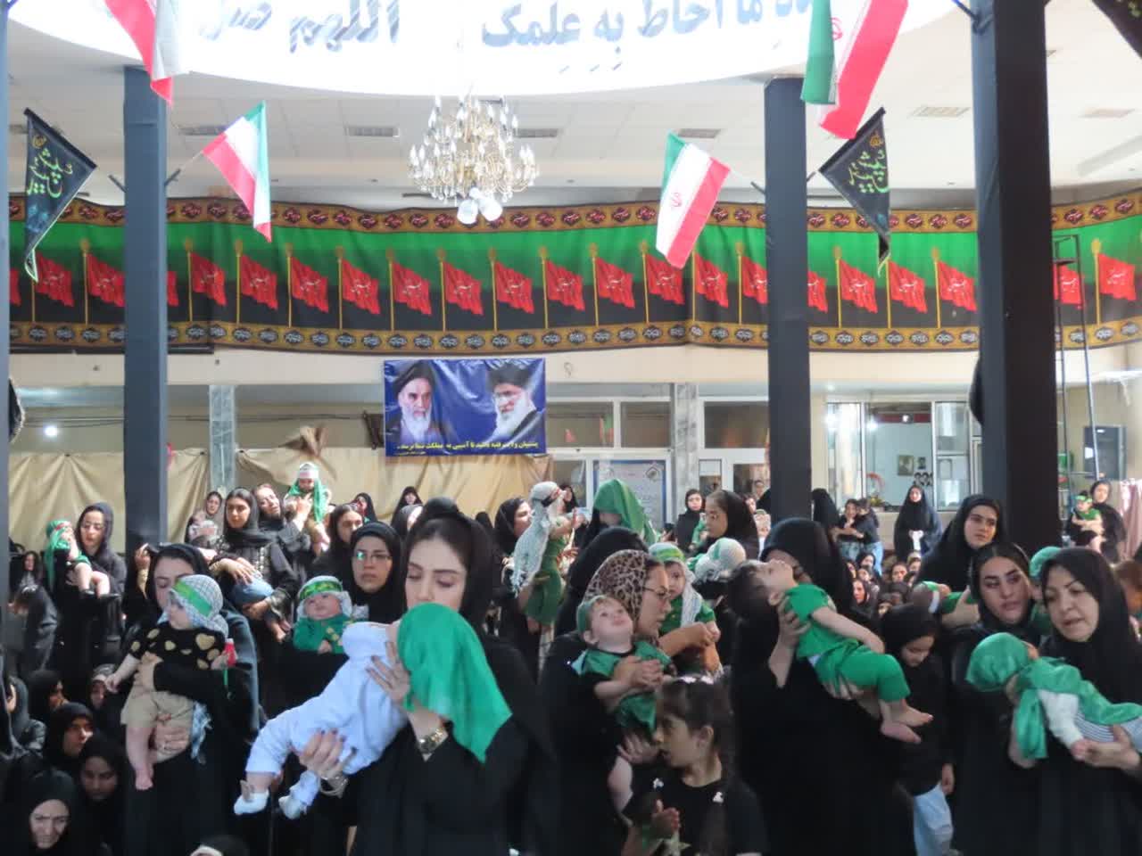برگزاری مراسم بزرگ شیرخوارگان حسینی در مسجد جامع شهرستان چایپاره همزمان با سراسر کشور