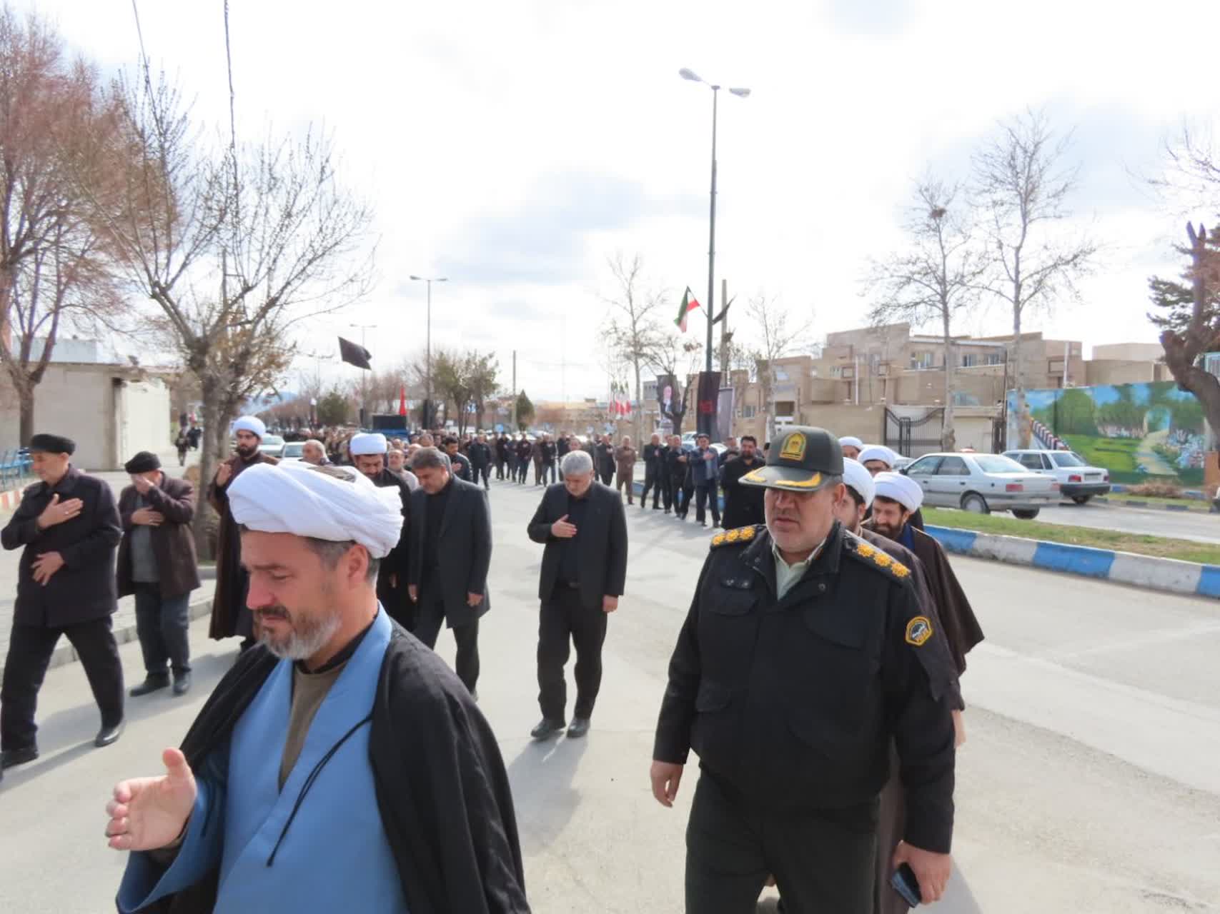 برگزاری مراسم عزاداری خیابانی شهادت حضرت علی(ع) و شهادت حضرت آیت الله العظمی امام خامنه ای در شهرستان چایپاره