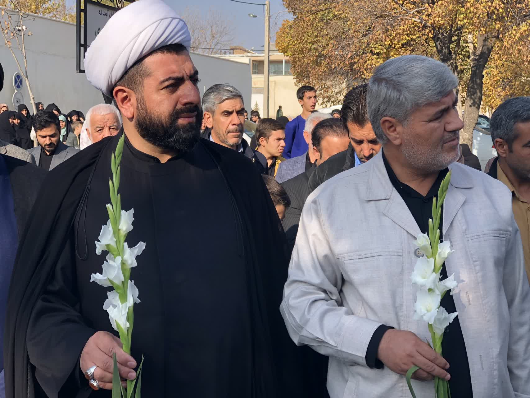 مراسم استقبال و تشییع شهید گمنام در شهرستان چایپاره