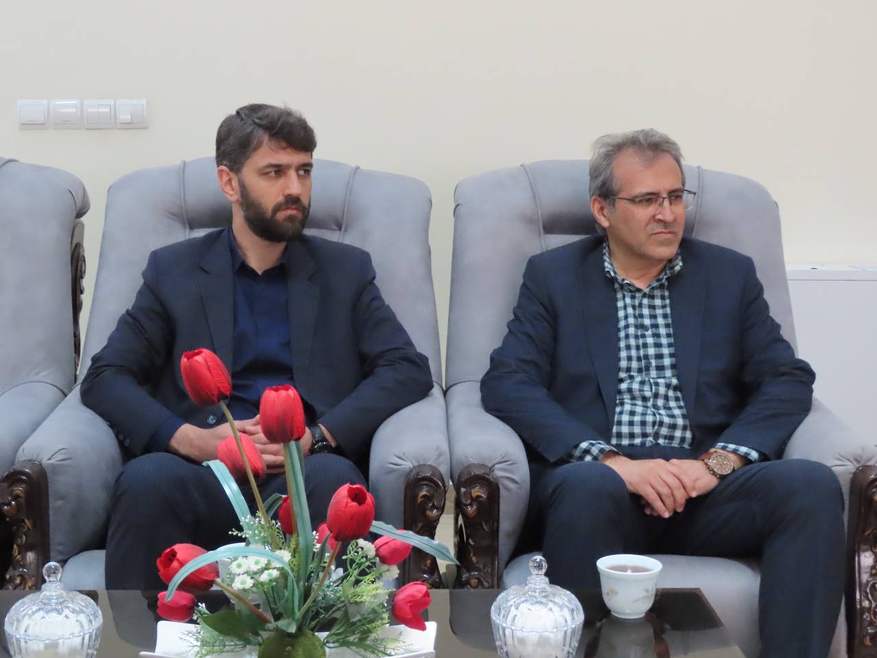 دیدار نوروزی روساء و مدیران دستگاه های اجرایی با فرماندار چایپاره