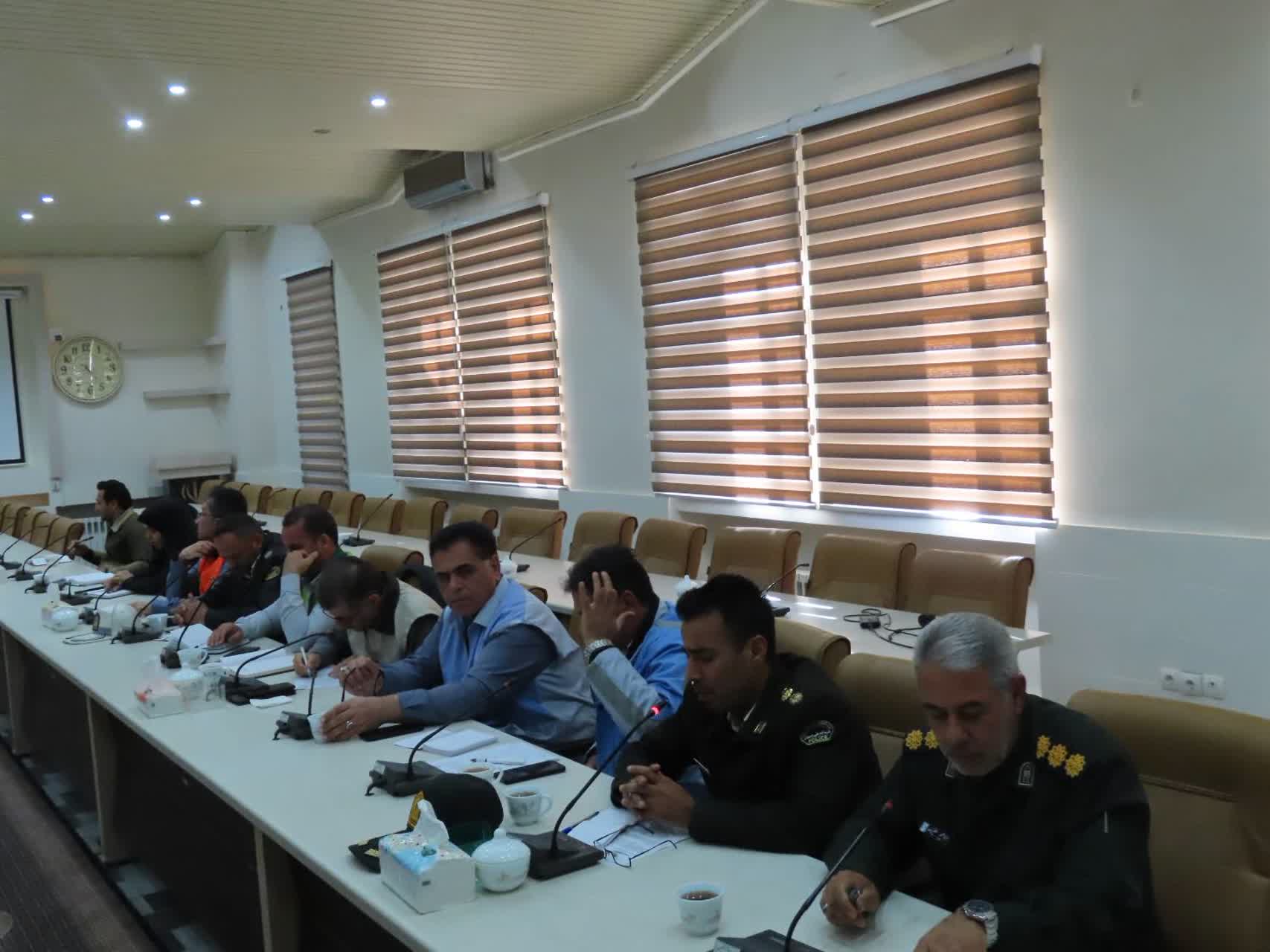 برگزاری جلسه ستاد پیشگیری ، هماهنگی و فرماندهی عملیات پاسخ به بحران