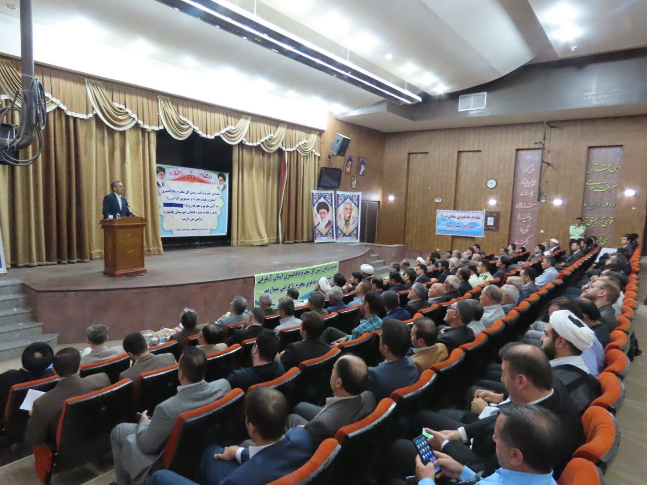 آئین تکریم و معارفه رییس حوزه قضائی شهرستان چایپاره