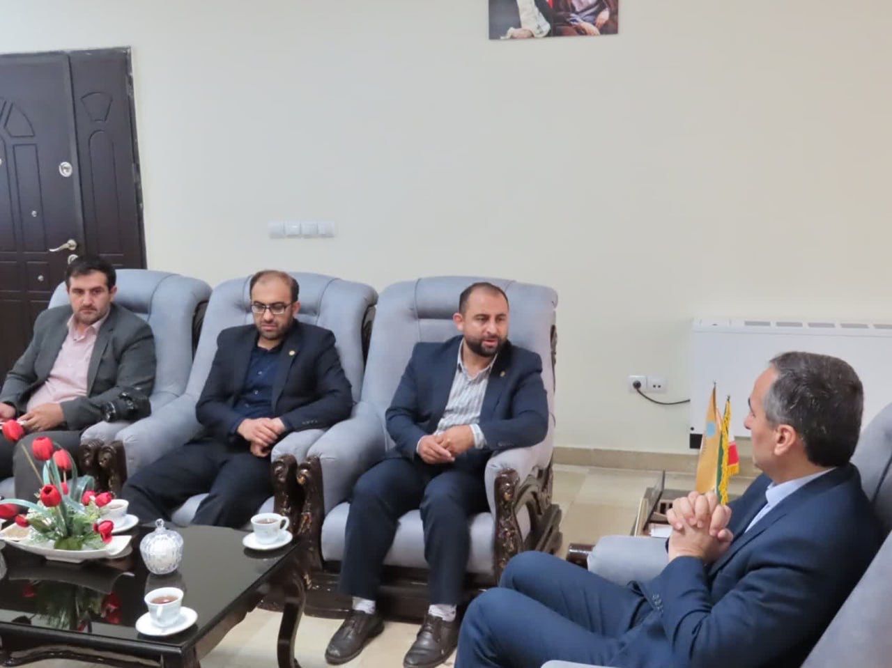 دیدار مدیر ستاد هماهنگی کانون های فرهنگی و هنری مساجد استان آذربایجان غربی با فرماندار شهرستان چایپاره