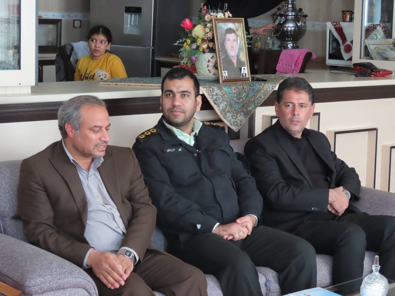 دیدار با خانواده جانباز سرافراز دفاع مقدس