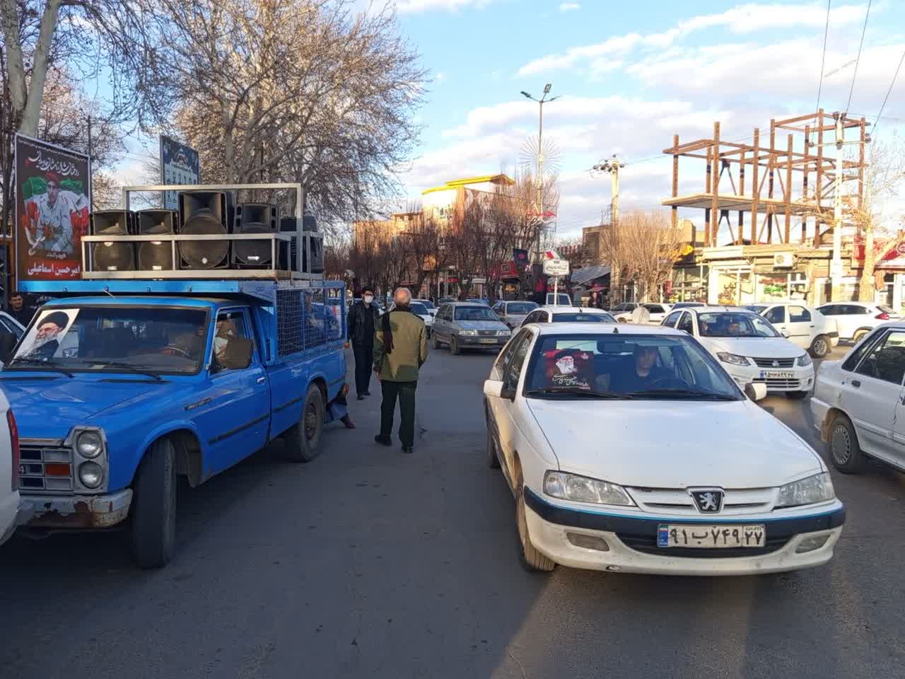 برگزاری مراسم رژه خودرویی در چایپاره