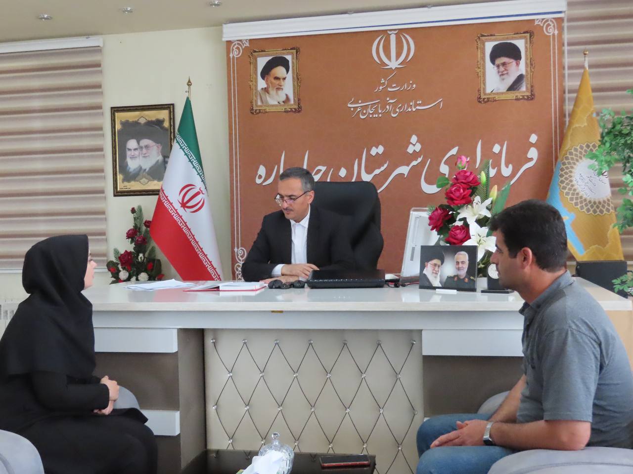 ارائه گزارش عملکرد دستگاه های اجرایی به فرماندار شهرستان چایپاره