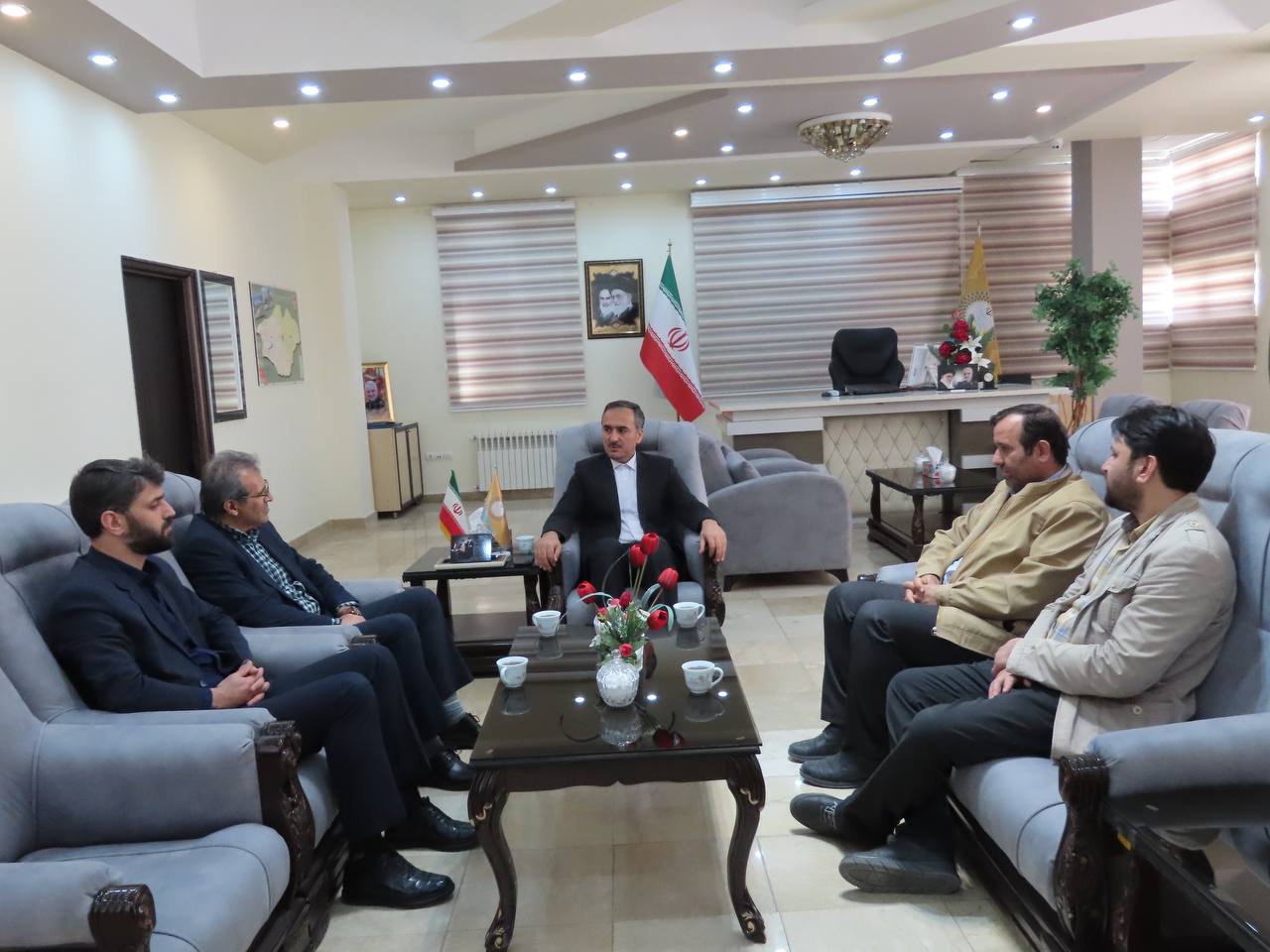 دیدار نوروزی روساء و مدیران دستگاه های اجرایی با فرماندار چایپاره