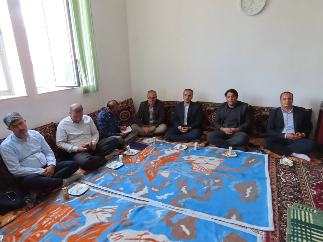 بازدید فرماندار و جمعی از مسئولان شهرستان از روستای کسیان توابع بخش مرکزی