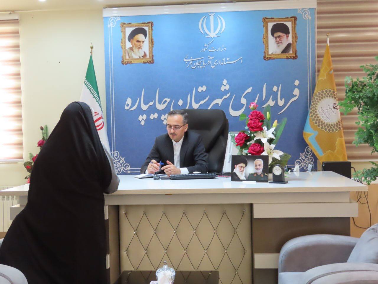 احصاء و بررسی مشکلات مردمی توسط نماینده عالی دولت در شهرستان چایپاره