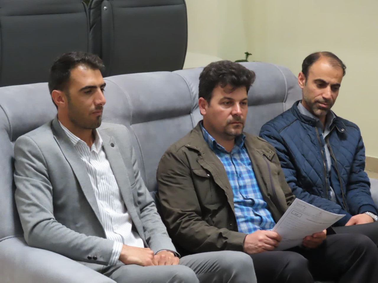 دیدار و گفتگوی بخشدار مرکزی با فرماندار شهرستان چایپاره