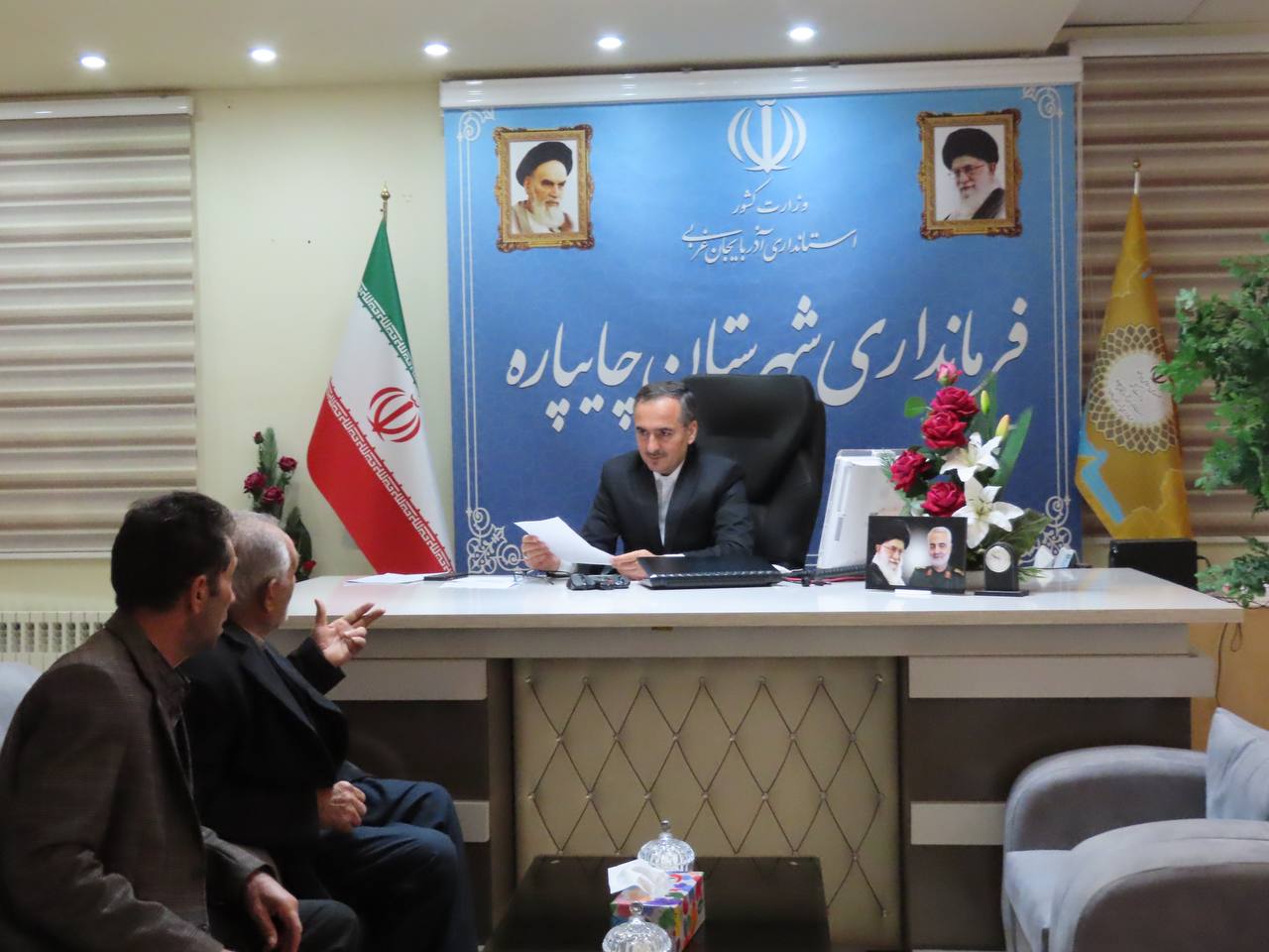 احصاء و بررسی مشکلات مردمی توسط نماینده عالی دولت در شهرستان چایپاره