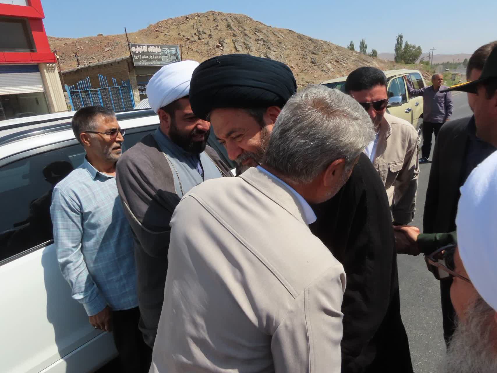 حضور حضرت آیت الله عاملی نماینده معزز ولی فقیه در استان اردبیل و امام جمعه محترم اردبیل در شهرستان چایپاره