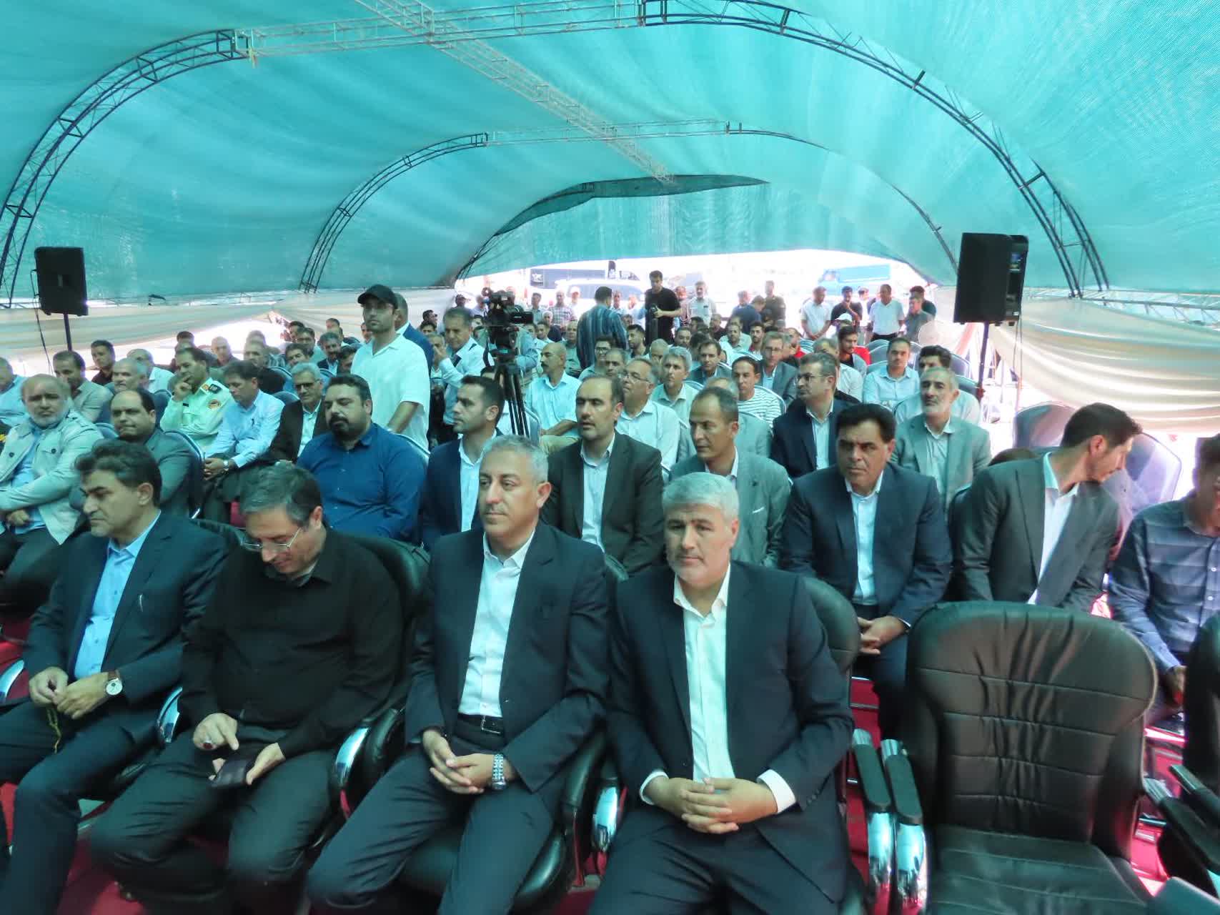 آیین آغاز عملیات اجرایی و کلنگ زنی قطعه چهارم محور سهراهی ایواوغلی تا گیت ورودی منطقه آزاد ماکو