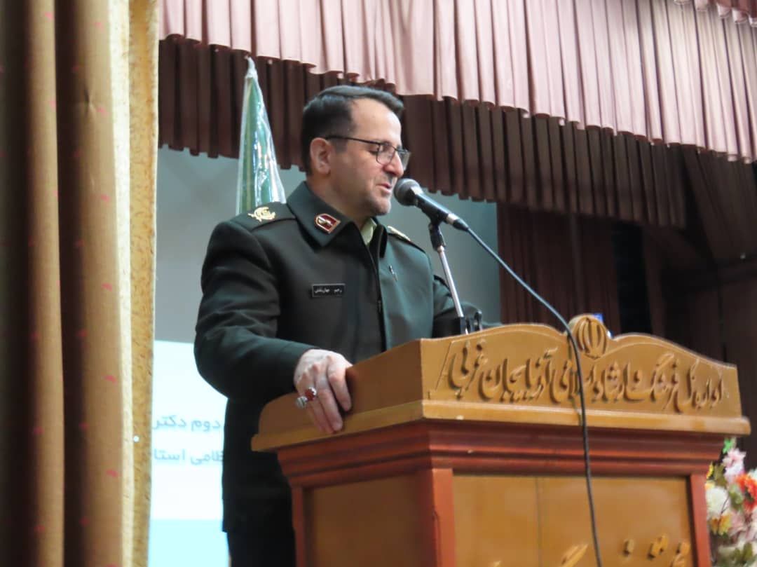 آیین تکریم و معارفه فرمانده انتظامی شهرستان چایپاره