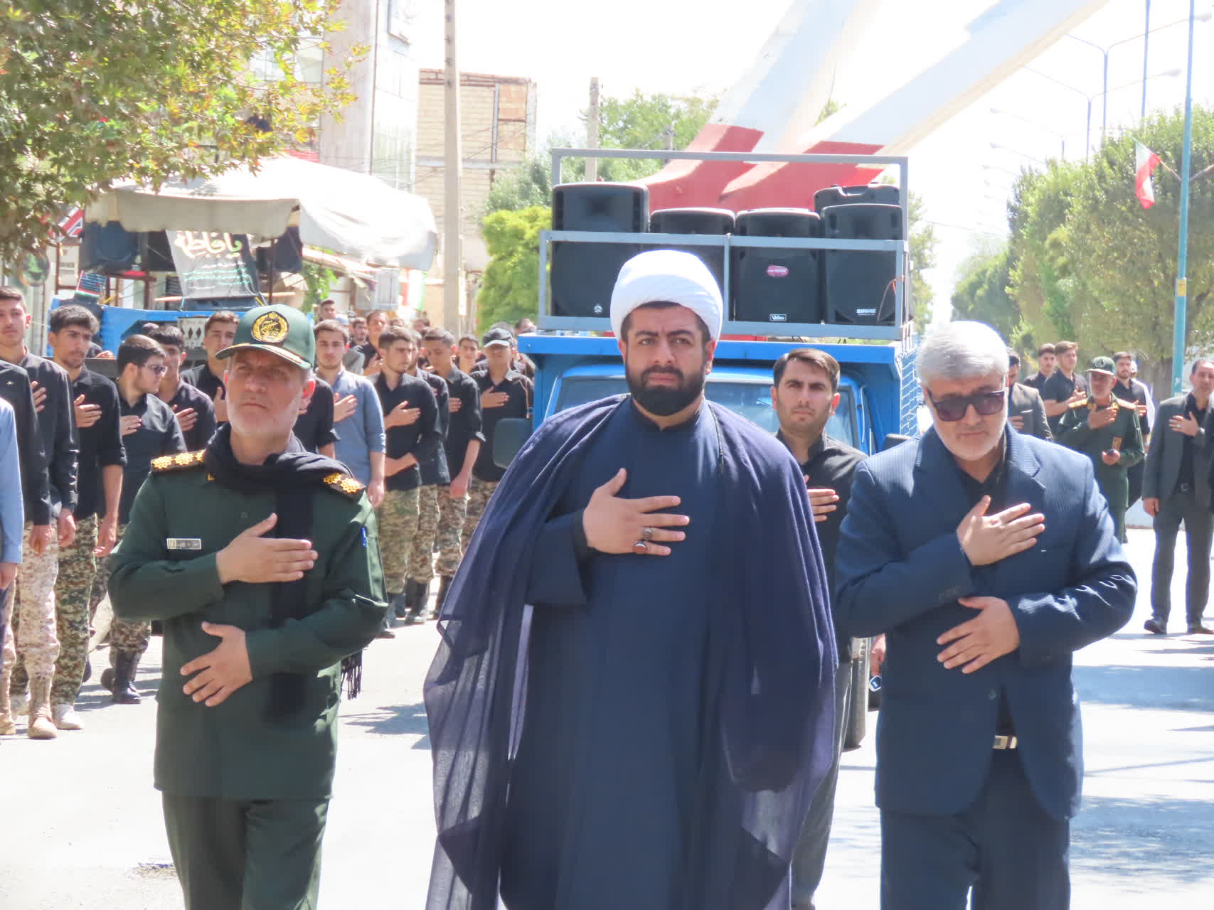 مراسم عزاداری خیابانی سالروز رحلت نبی اکرم (ص) و امام حسن مجتبی (ع)