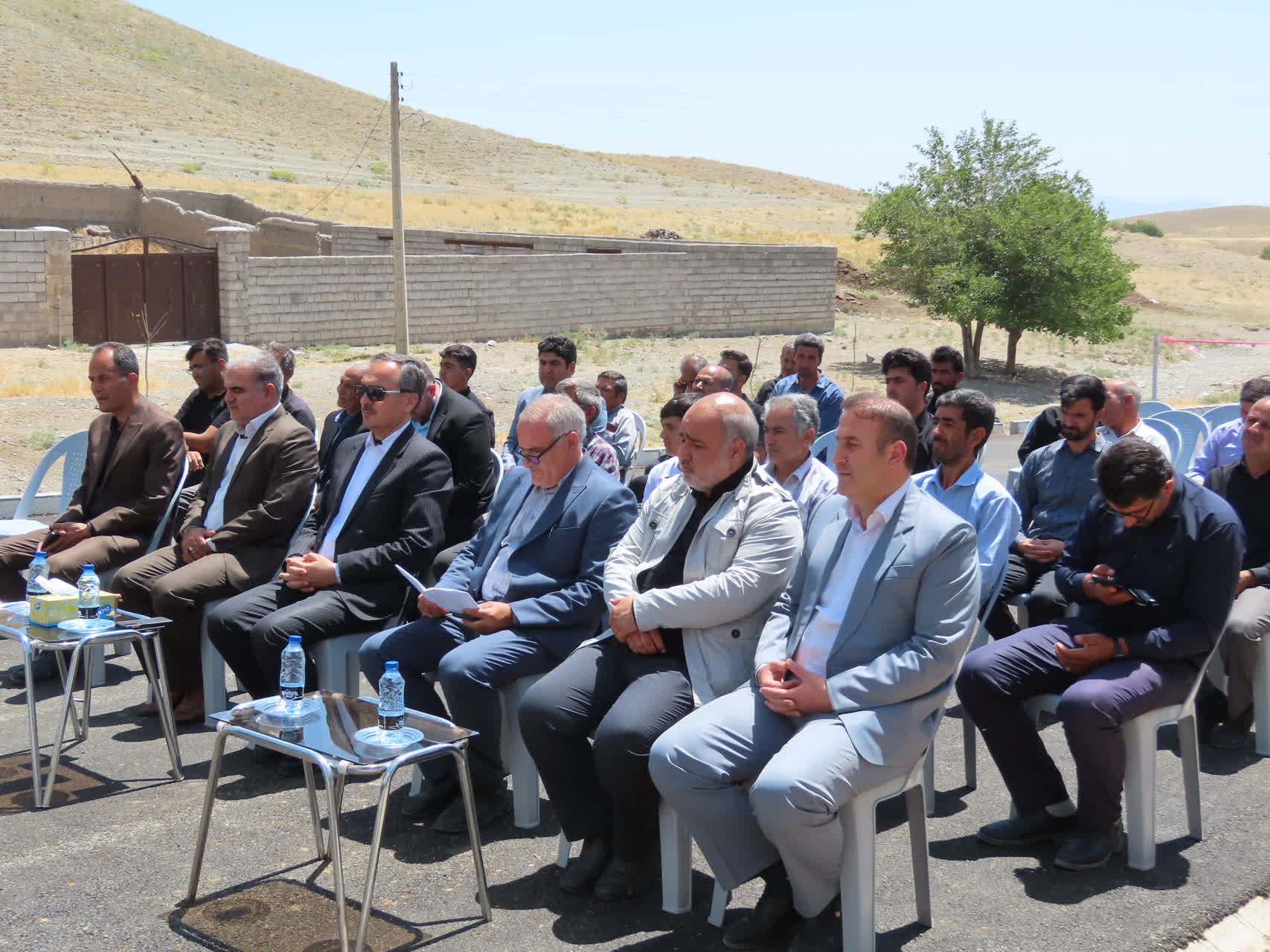 افتتاح طرح هادی و آسفالت معابر روستای قمیشگان سفلی