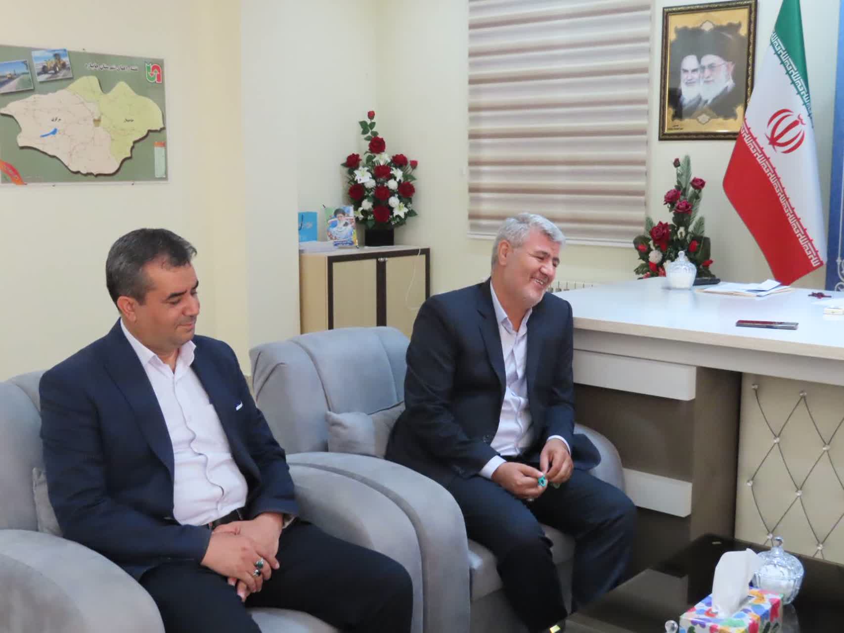 دیدار مدیر کل تامین اجتماعی استان با سرپرست فرمانداری شهرستان چایپاره