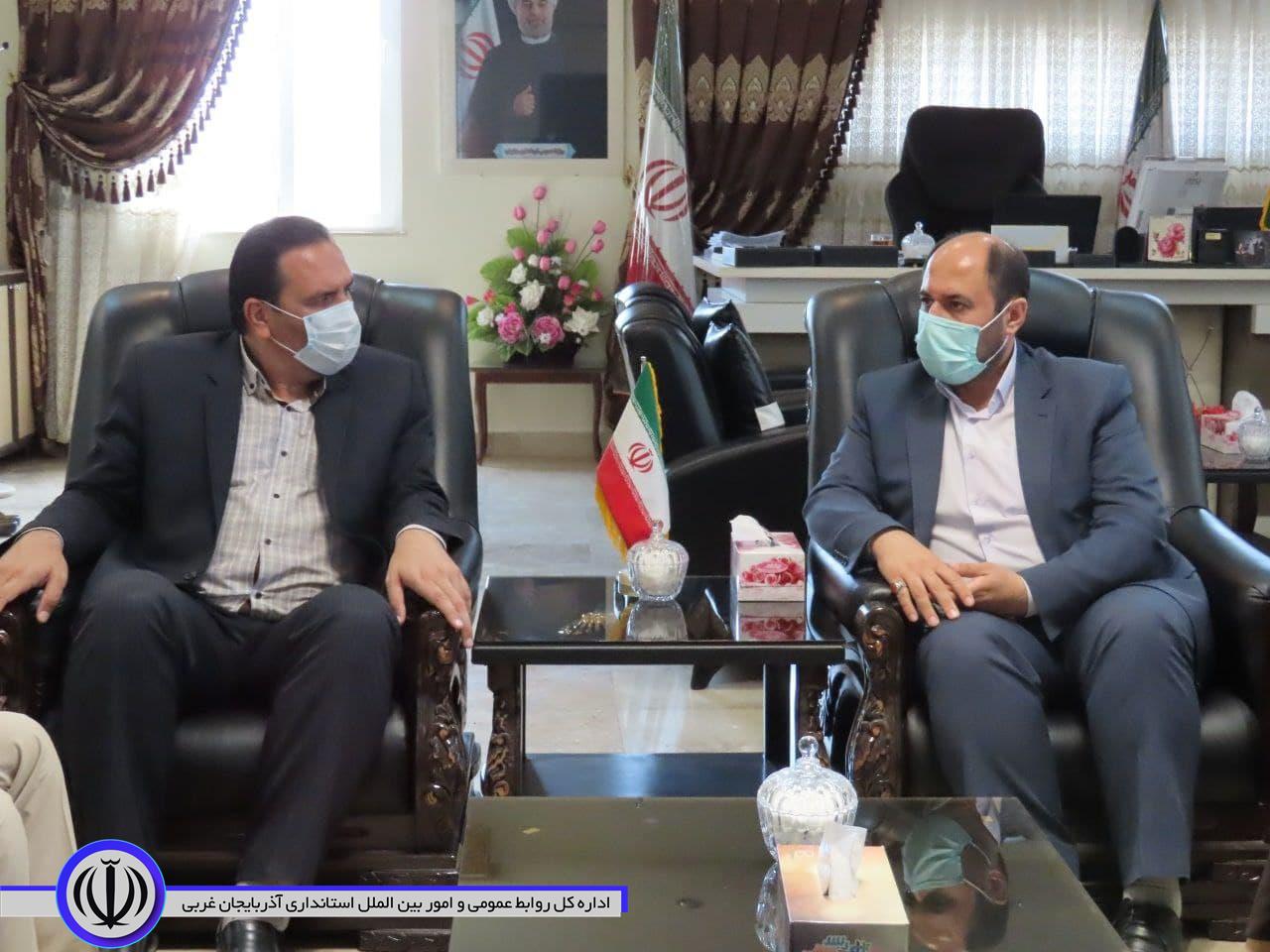 دیدار مدیر کل دامپزشکی استان بافرماندار شهرستان چایپاره