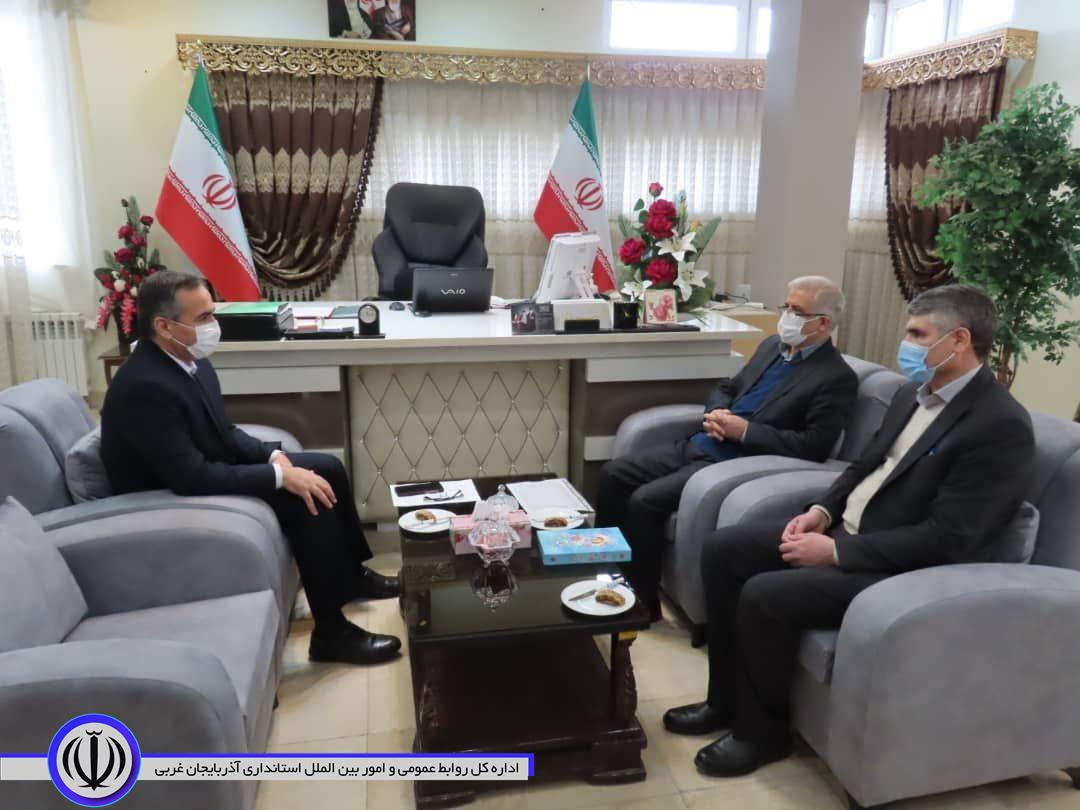 دیدار و گفتگوی مدیر کل امور مالیاتی استان آذربایجان غربی با فرماندار شهرستان چایپاره