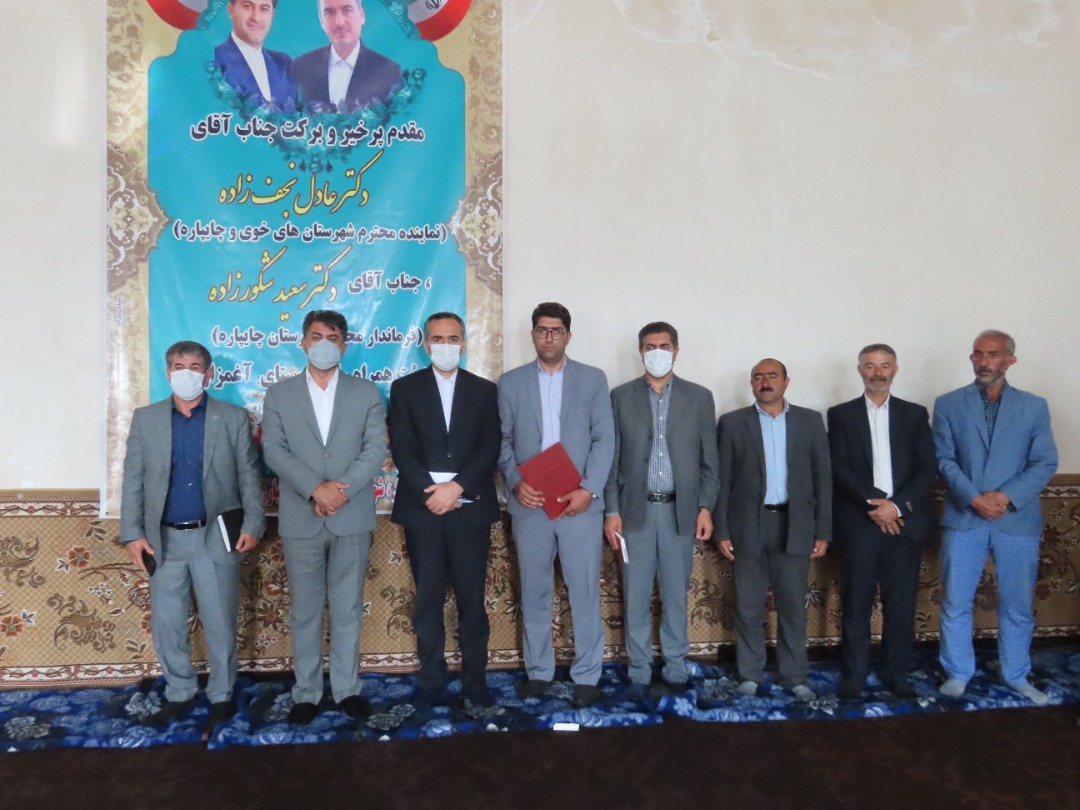 بازدید فرماندار و نماینده مردم شهرستان های خوی و چایپاره در مجلس شورای اسلامی از روستاهای بخش مرکزی
