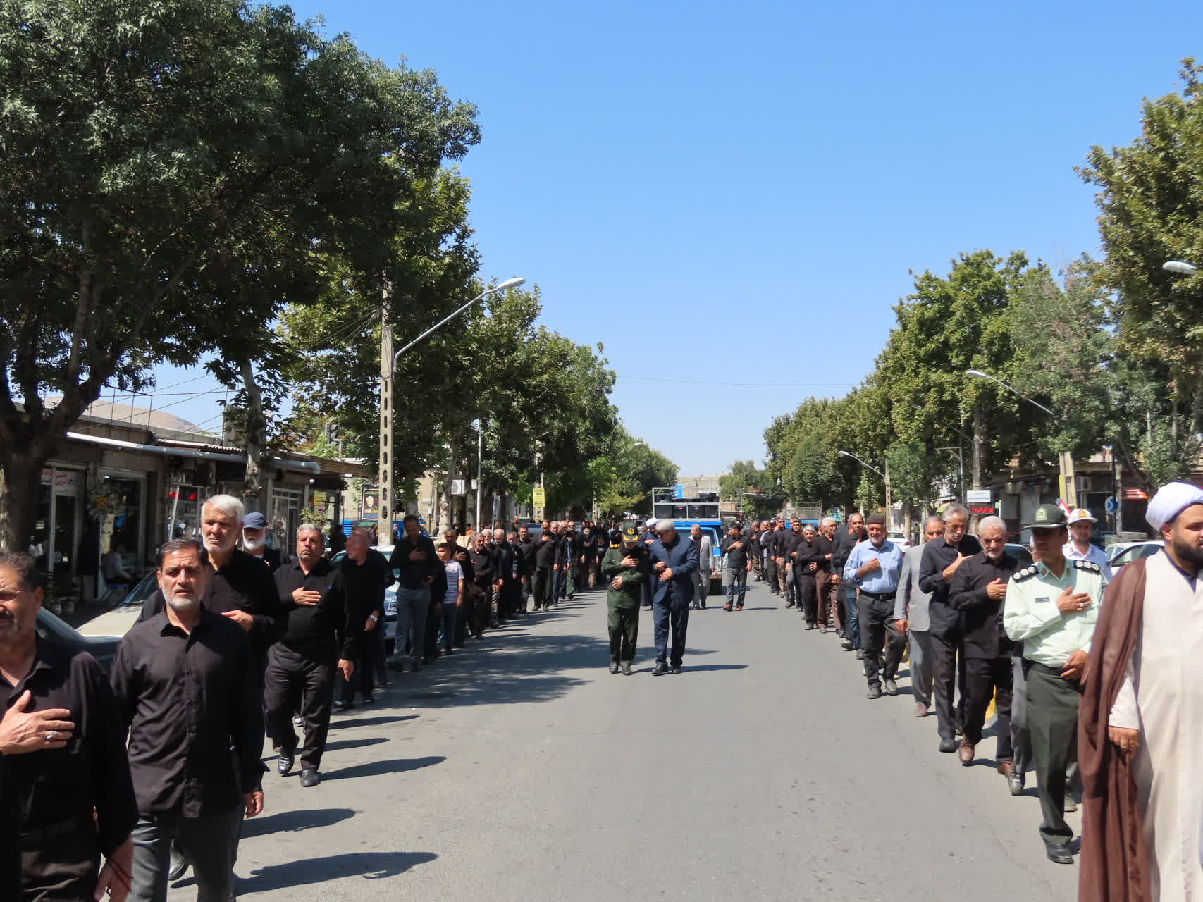 مراسم عزاداری خیابانی سالروز رحلت نبی اکرم (ص) و امام حسن مجتبی (ع)