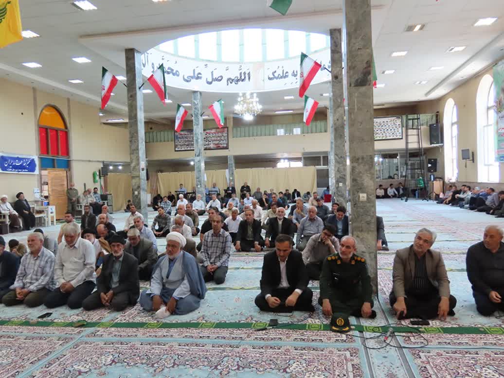 مراسم گرامیداشت شهدای حمله ددمنشانه رژیم صهیونیستی