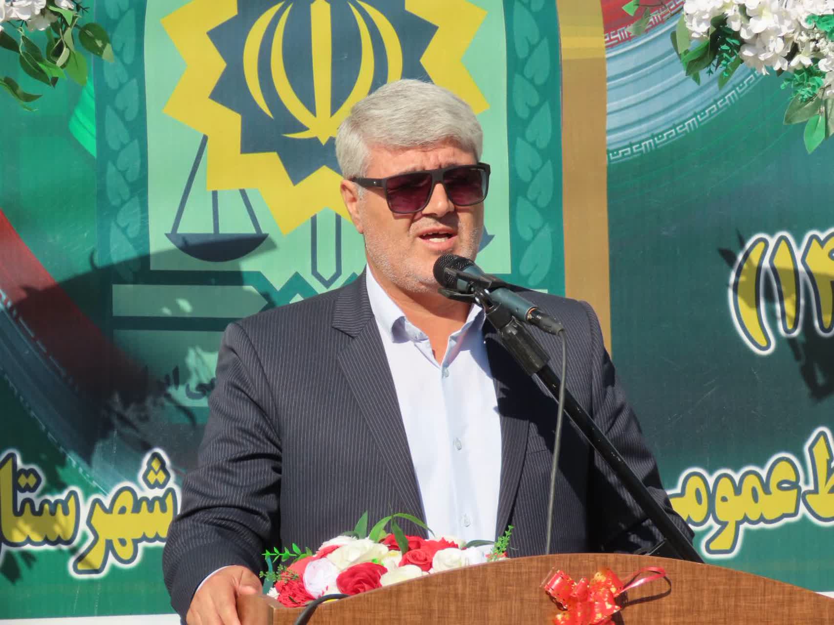 برگزاری آیین افتتاح ساختمان فرماندهی انتظامی بخش حاجیلار شهرستان چایپاره