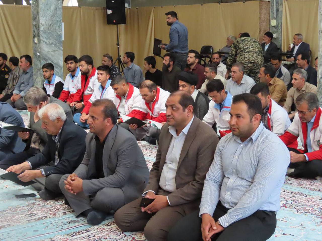 مراسم گرامیداشت اولین سالگرد شهادت شهدای خدمت در شهرستان چایپاره