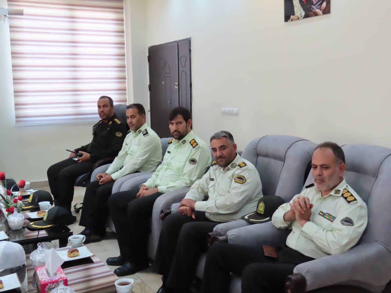 دیدار فرمانده انتظامی شهرستان با فرماندار