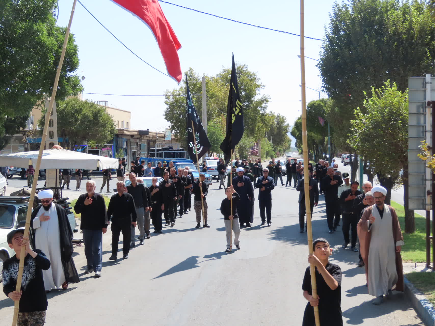 مراسم عزاداری خیابانی سالروز رحلت نبی اکرم (ص) و امام حسن مجتبی (ع)