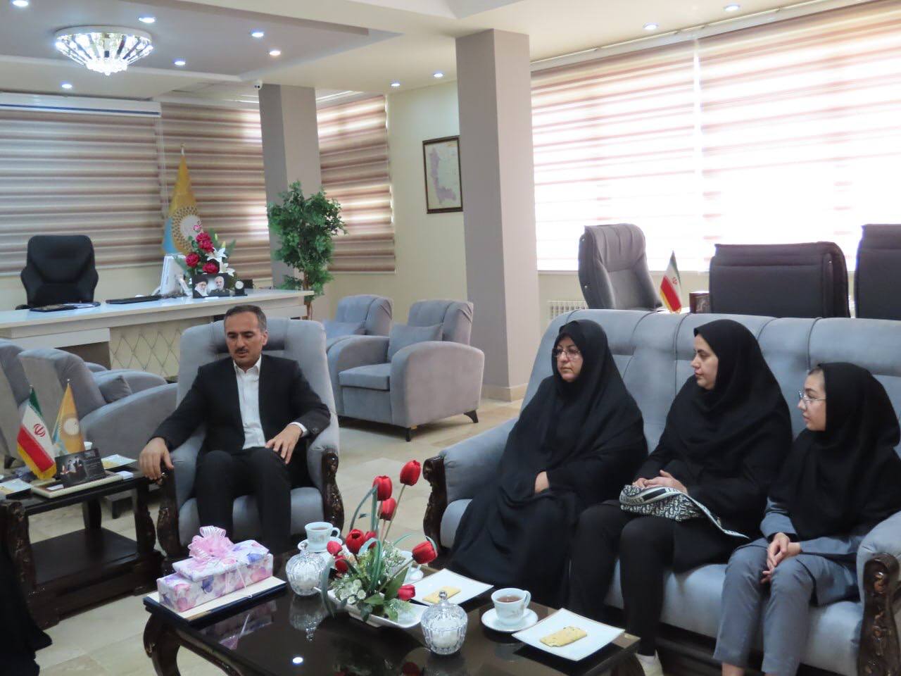 دیدار مدیر کل کانون پرورشی کودکان و نوجوانان استان با فرماندار شهرستان