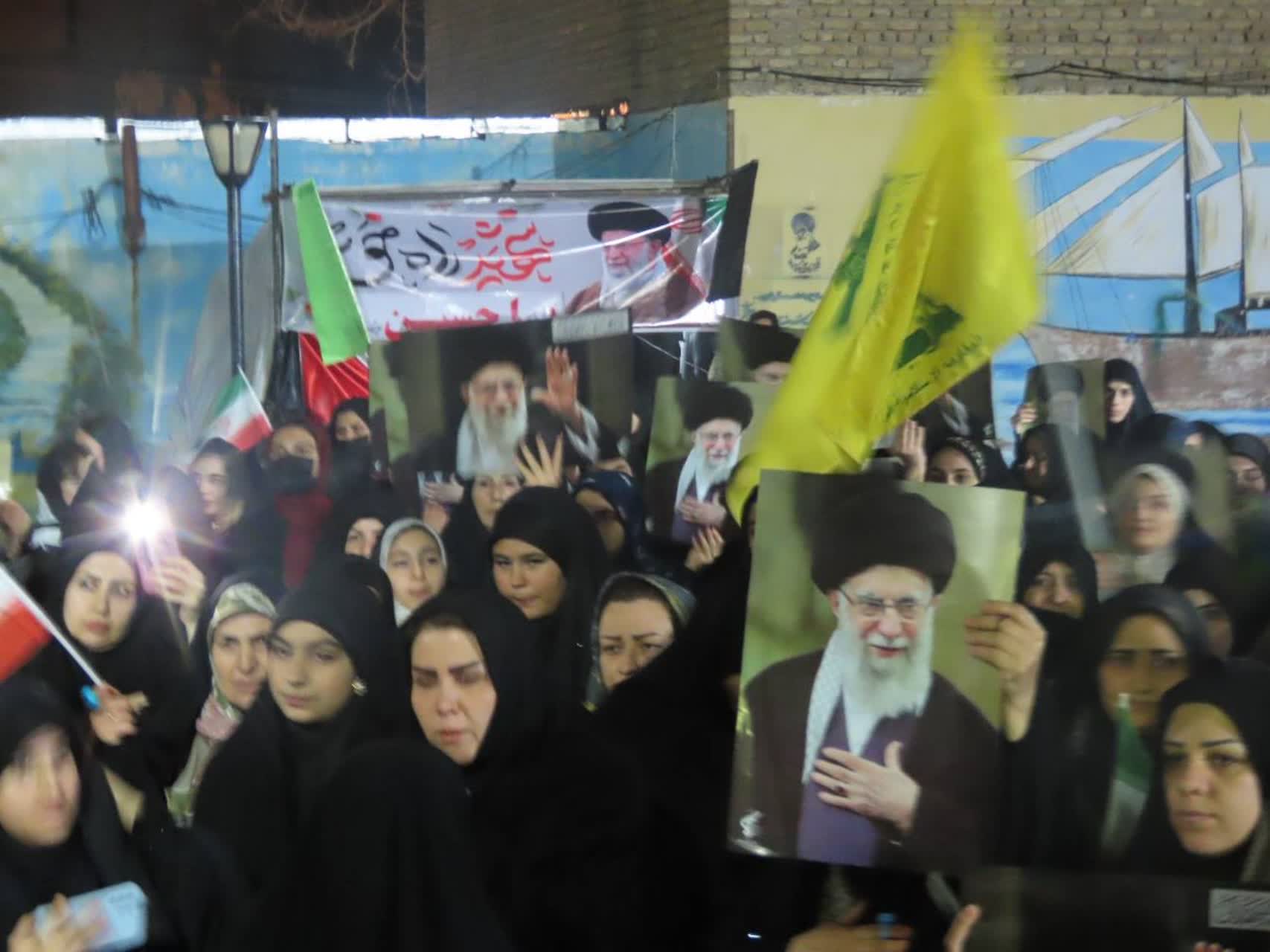 تداوم تجمع مردمی امت حزب الله چایپاره همزمان با سراسر کشور